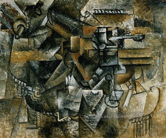 verre d absinthe 1910 kubist Pablo Picasso Ölgemälde